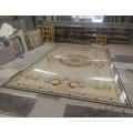 Private Villa project decoration marble waterjet medallion flooring border designs